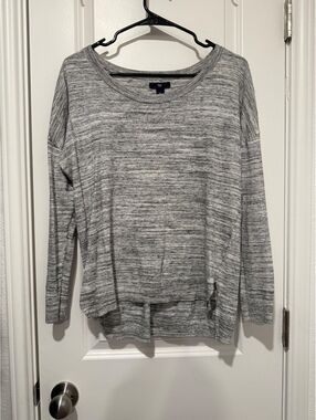 Gap Women's Light Gray Long Sleeve Sweater Size Large